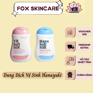 Dung dịch vệ sinh phụ nữ hana soft silk - hanayuki