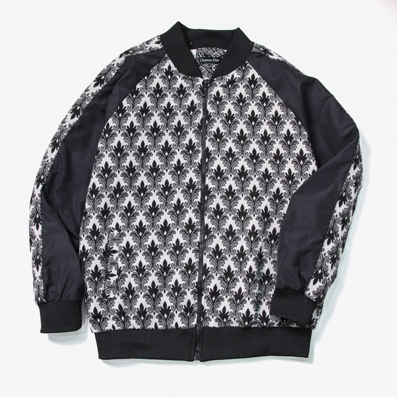 ÁO KHOÁC BOMBER NAM NỮ HOẠ TIẾT DỆT VẢI BỐ UNI LÓT DÙ