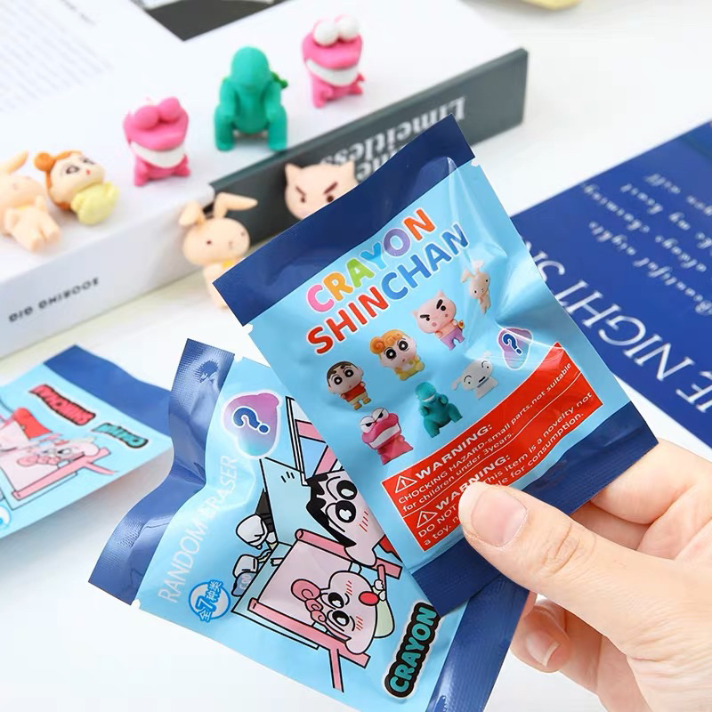 Túi bí ẩn Gôm tẩy mini Cu Shin xinh xắn
