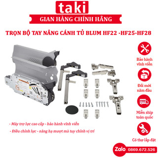 Tay nâng blum, tay nâng cánh tủ blum aventos hf22, hf25, hf28 - có thợ lắp