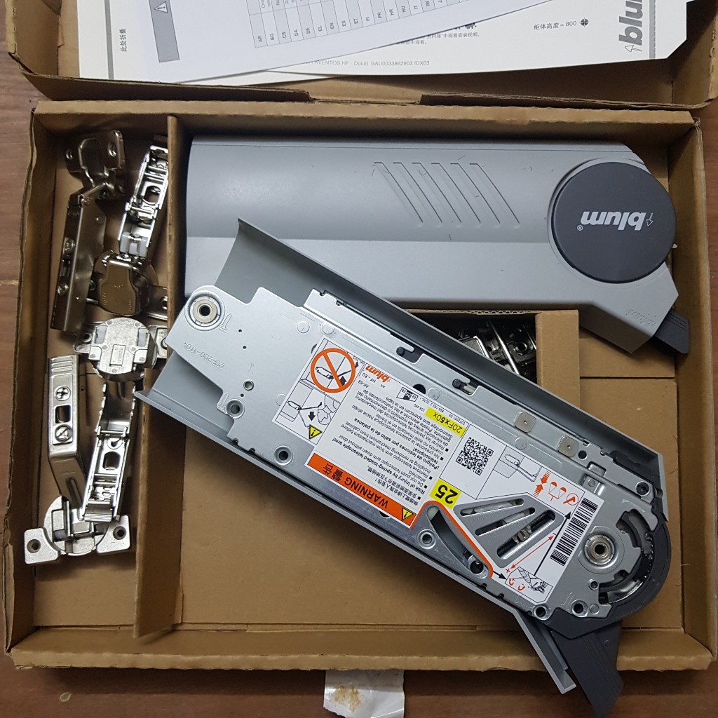 Tay Nâng Blum, Tay Nâng Cánh Tủ Blum Aventos HF22, HF25, HF28 - Có Thợ Lắp