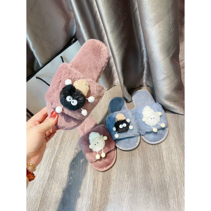 Dép lông nhím qc mang siu êm FULL BOX 📦