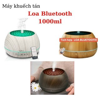  Máy Khuếch Tán Tinh Dầu 1000ml Loa Bluetooth Kèm điều khiển từ xa hẹn giờ tự ngắt 