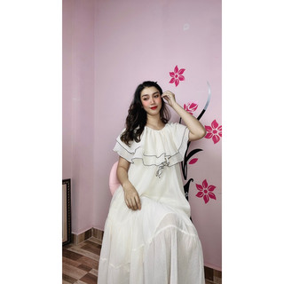 Đầm maxi tơ bèo