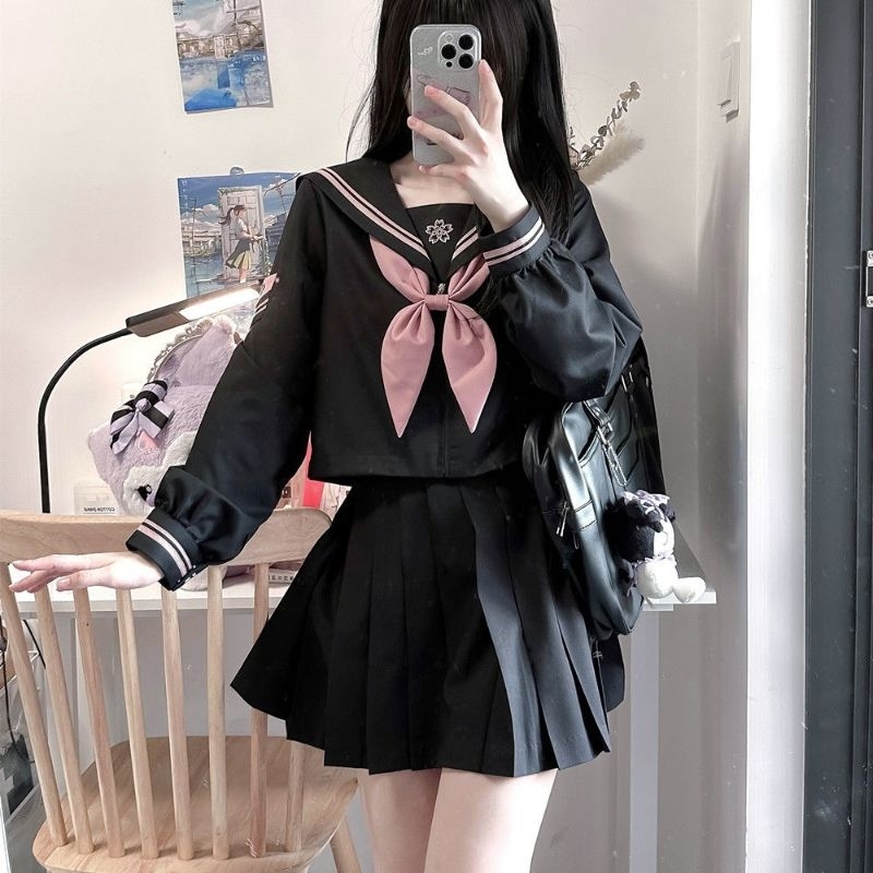 Set seifuku tay ngắn/tay dài đồng phục Nhật Bản