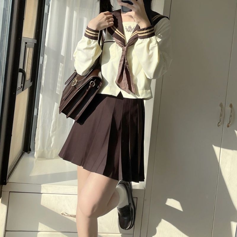 Set seifuku tay ngắn/tay dài đồng phục Nhật Bản
