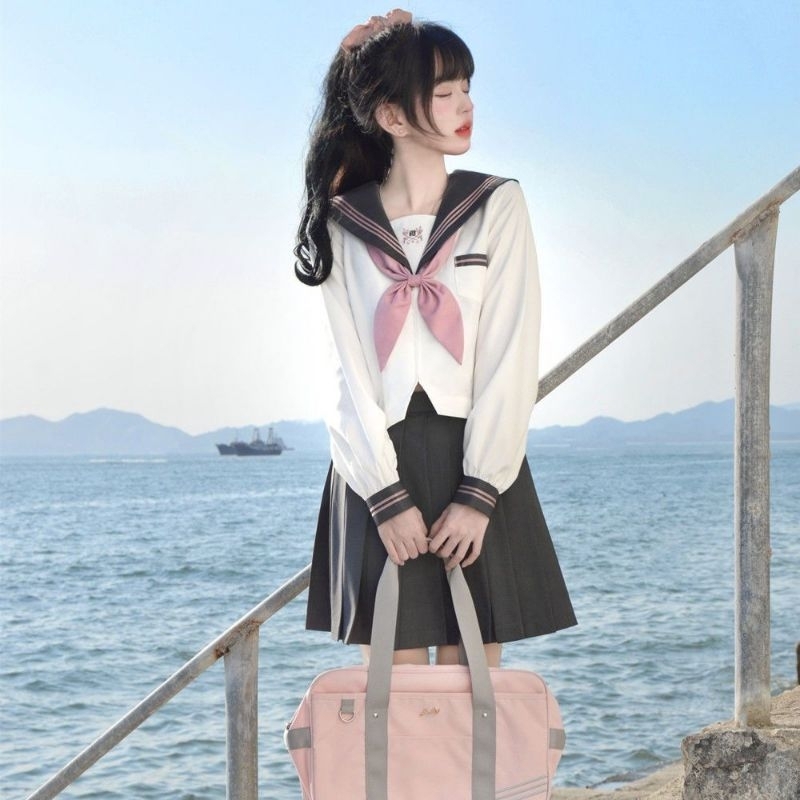 Set seifuku tay ngắn/tay dài đồng phục Nhật Bản