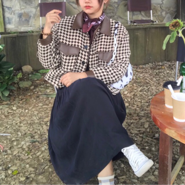 Pass áo khoác len dày size L