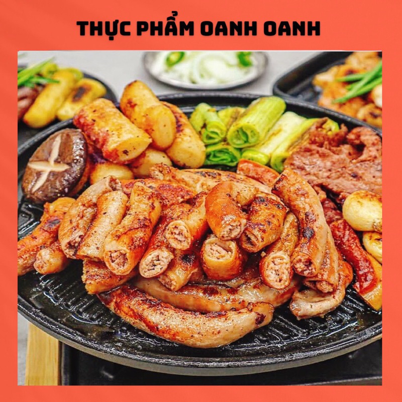 Lòng bò non- phèo bò tươi ướp sa tế nướng thả lẩu 500gram