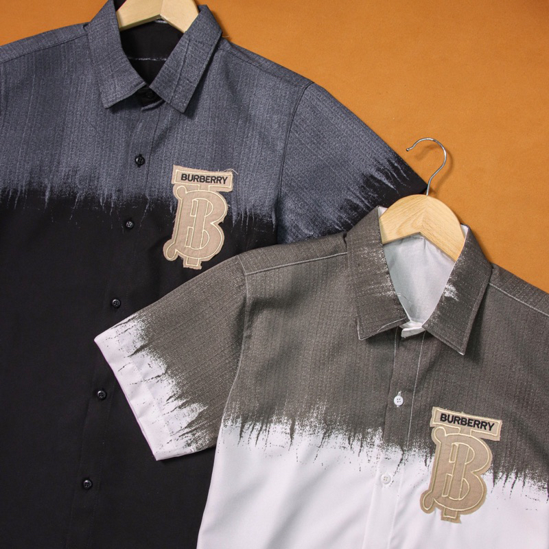 ÁO SƠ MI NAM LỤA MANGO PHỐI HOẠ TIẾT LOANG - TAY DÀI SMTD