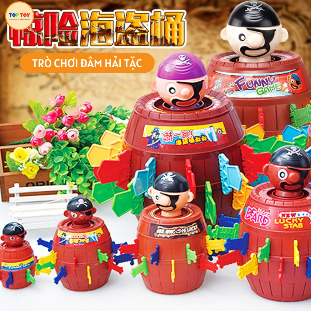 Đồ Chơi Đâm Hải Tặc Cướp Biển Vui Nhộn TOPTOY, Trò Chơi Xả Stress Giải Trí Cho Cả Gia Đình