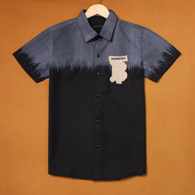 ÁO SƠ MI NAM LỤA MANGO PHỐI HOẠ TIẾT LOANG - TAY DÀI SMTD