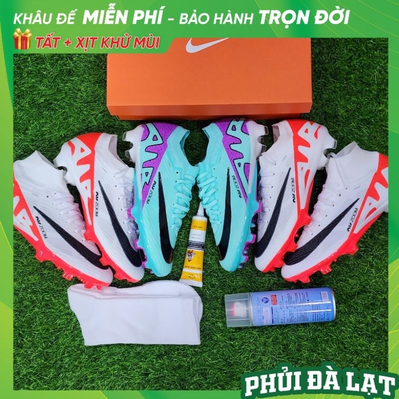 Giày Bóng Đá Vapor 15 Elite FG sân tự nhiên cao cấp
