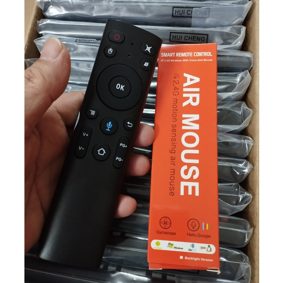 Điều khiển chuột bay giọng nói Q5 Pro dùng cho SmartTV, TV Box, PC, Androi TV Box có con quay hồi chuyển