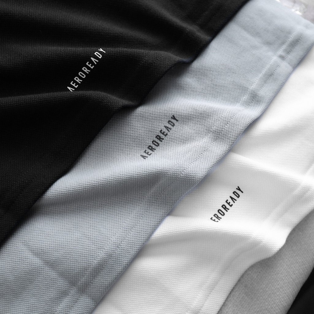 Áo Thun Nam POLO ADIDAS TRƠN BASIC - Vải Cá Sấu Dệt Kim Xịn Nhẹ Mát Cao Cấp DV Hàng Xuất Xịn Chính Hãng CÓ BIG SIZE