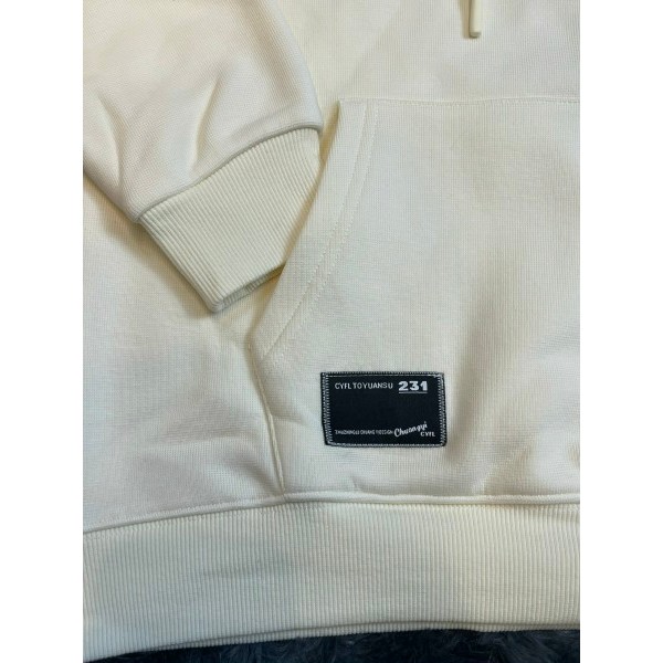 Áo khoác hoodie zip nam nữ lót nỉ dày mũ to form rộng thời trang quảng châu