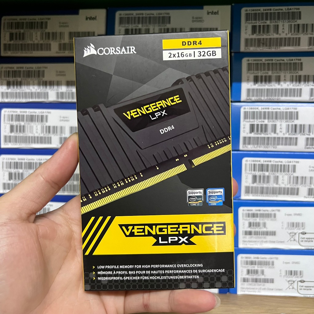 Ram Corsair Vengeance LPX 32GB  buss 3200/3600 - NEW