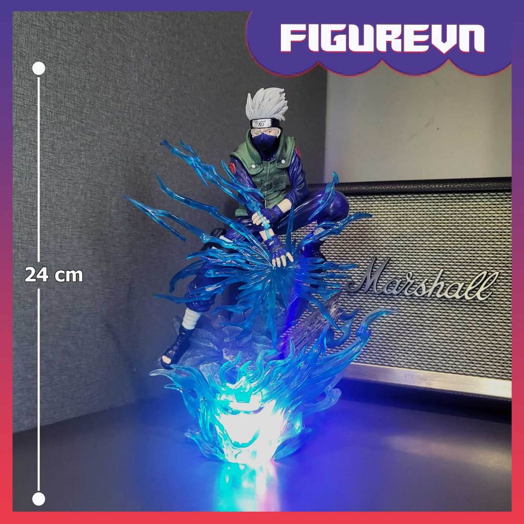 Mô hình Kakashi siêu ngầu 24 cm có LED - Naruto