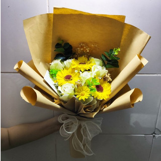 Set Hoa Và Gấu Tốt Nghiệp Giá Siêu Rẻ, Bó Hoa Gấu Tốt Nghiệp Mini VN98 Flowers Có Ship Hỏa Tốc TP.HCM