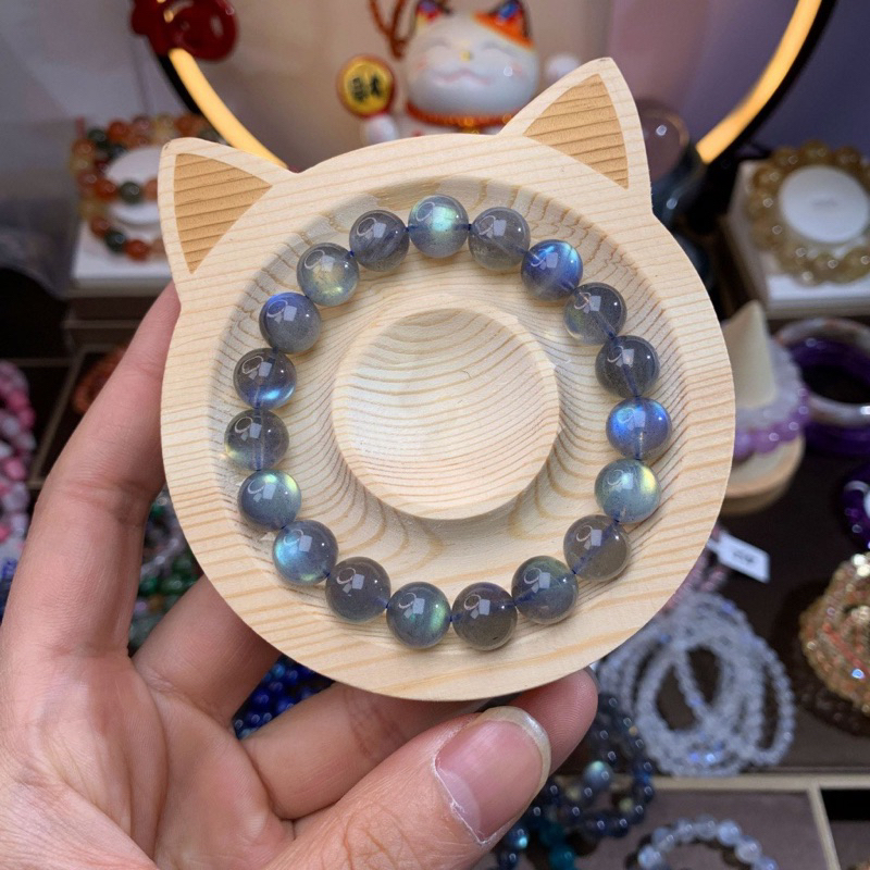 🩸Vòng tay Moonstone - đá mặt trăng - 8mm - Cầu Tài Lộc, Sưc khoe, Bình An May Mắn