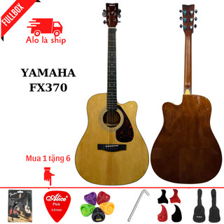 Đàn guitar acoustic yamaha fx370 + tặng kèm bộ phụ kiện 6 món