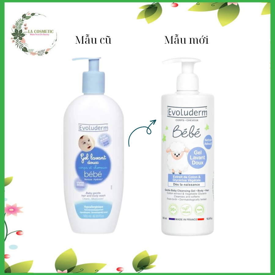 Sữa tắm cho bé Evoluderm 500ml