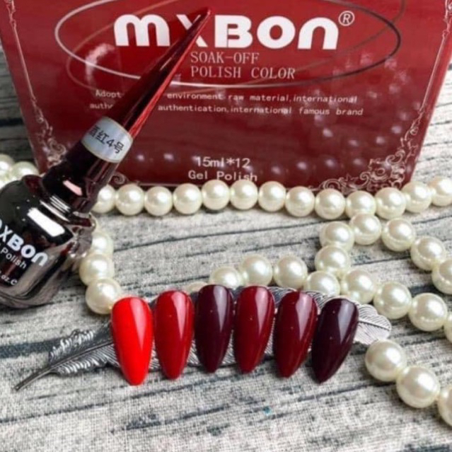Sét sơn đỏ MXBON siêu đẹp sơn tông đỏ đô tách lẻ