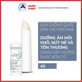 Son Dưỡng Môi Bio Atoderm Lèvres Stick Hydratant