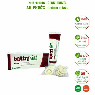 Tottri gel⚡cam kết chính hãng⚡người bị táo bón, trĩ nội, trĩ ngoại tuýp 30g
