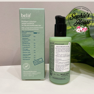 50ml - Tinh chất ngăn ngừa mụn Belif Problem Solution Essence