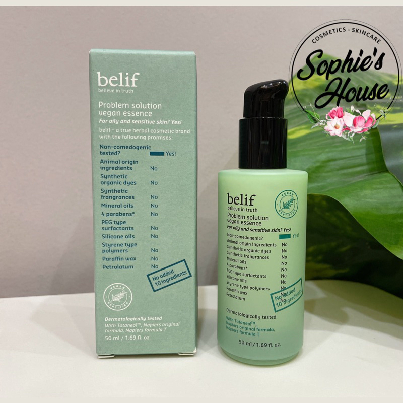 50ml - Tinh chất ngăn ngừa mụn Belif Problem Solution Essence