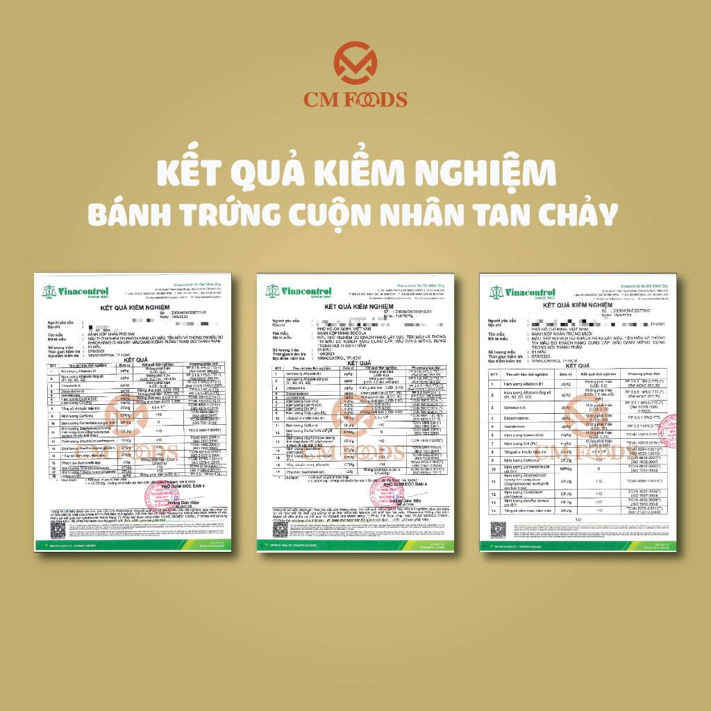 Bánh Trứng Cuộn Nhân Tan Chảy CM Foods - FLow Heart Omelet - Vị Trứng Muối, Phô Mai, Socola