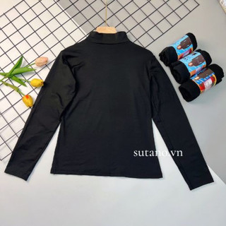 Áo giữ nhiệt NỮ cổ 3 phân chất co dãn mềm mịn