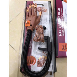 Bàn tay  có khớp tập làm móng nail (freeship)