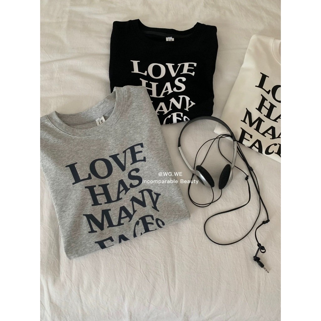 Áo thun baby tee chất cotton chữ Love has WGWE - Nhakholiti - AT2362