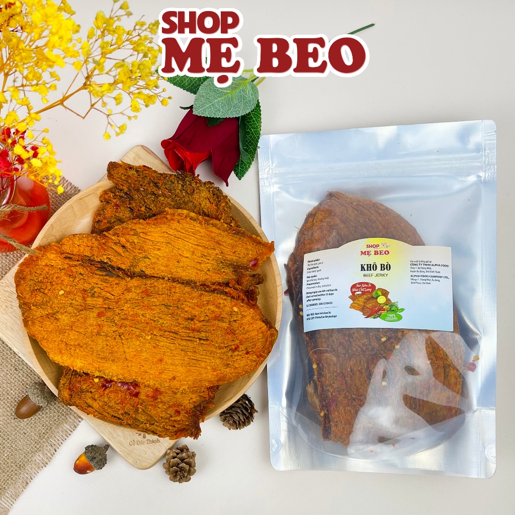 Khô Bò Miếng Loại 1 Shop Mẹ Beo