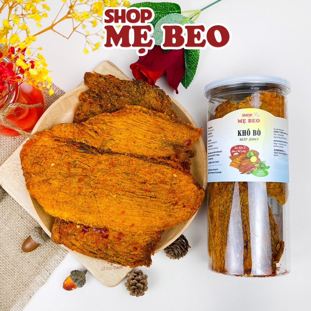 Khô Bò Miếng Loại 1 Shop Mẹ Beo