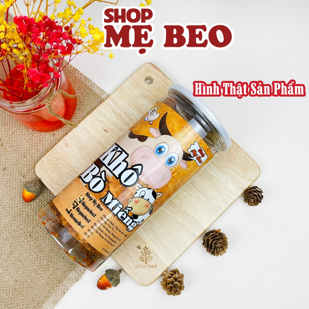 Khô Bò Miếng Loại 1 Shop Mẹ Beo