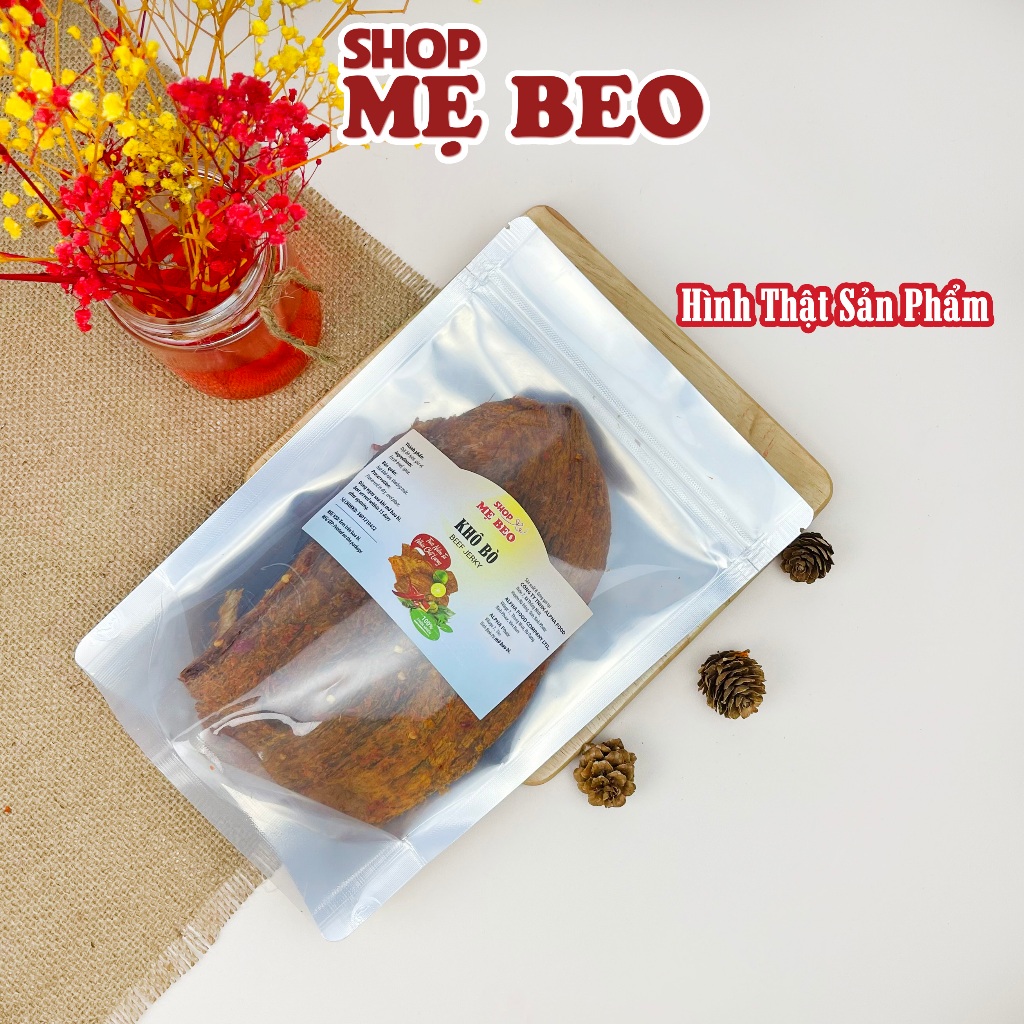 Khô Bò Miếng Loại 1 Shop Mẹ Beo