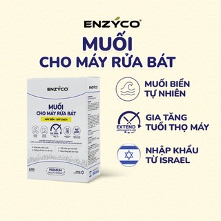 Muối Cho Máy Rửa Bát Enzyco Nhập Khẩu Từ Israel Muối Biển Tự Nhiên Tinh Khiết 1.2KG
