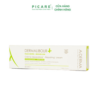 Kem phục hồi, làm dịu và giảm khuẩn A-Derma Dermalibour + Repairing Cream 50ml