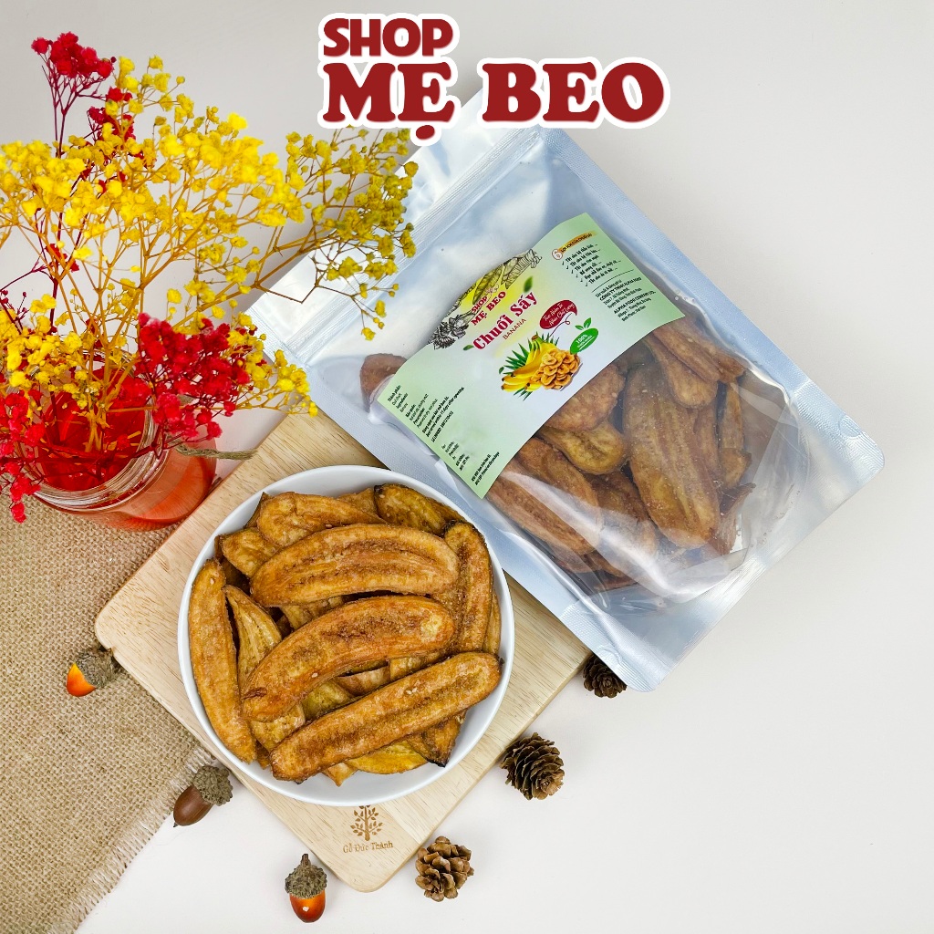 Chuối Sấy Mè Gừng Giòn Ăn Vặt Shop Mẹ Beo