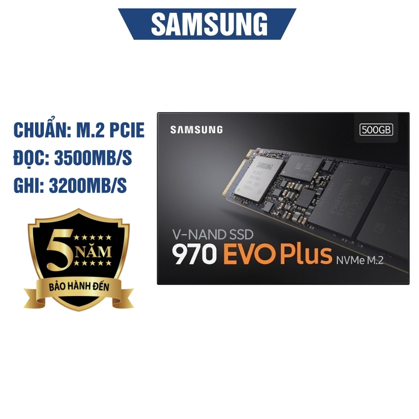 Ổ cứng SSD Samsung 970 EVO PLUS 500GB NVMe