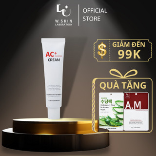 Kem dưỡng da WSKIN LABORATORY AC+ Clearing Cream 60ml, giúp dịu da, kiểm soát nhờn, giảm thâm sẹo, ngừa mụn tái phát
