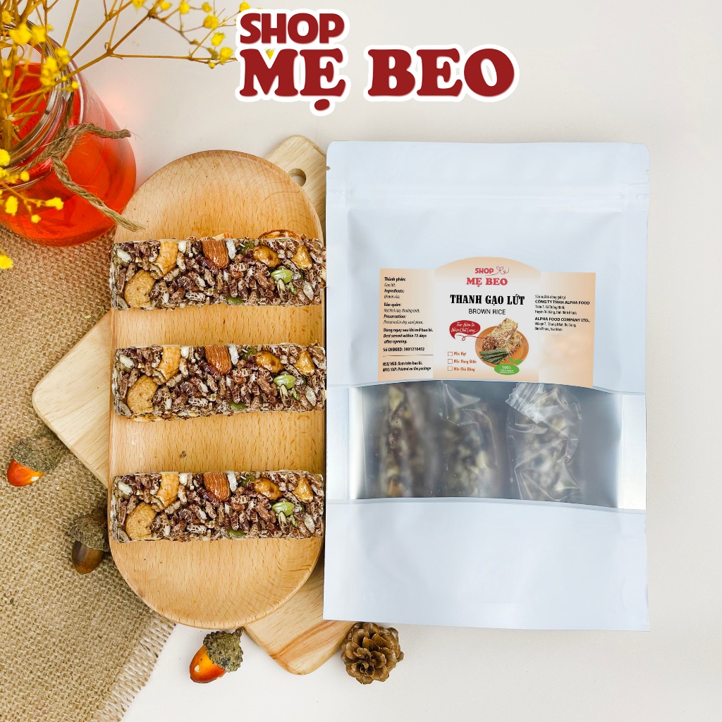 Bánh Thanh Gạo Lứt Mix Hạt Dinh Dưỡng Shop Mẹ Beo