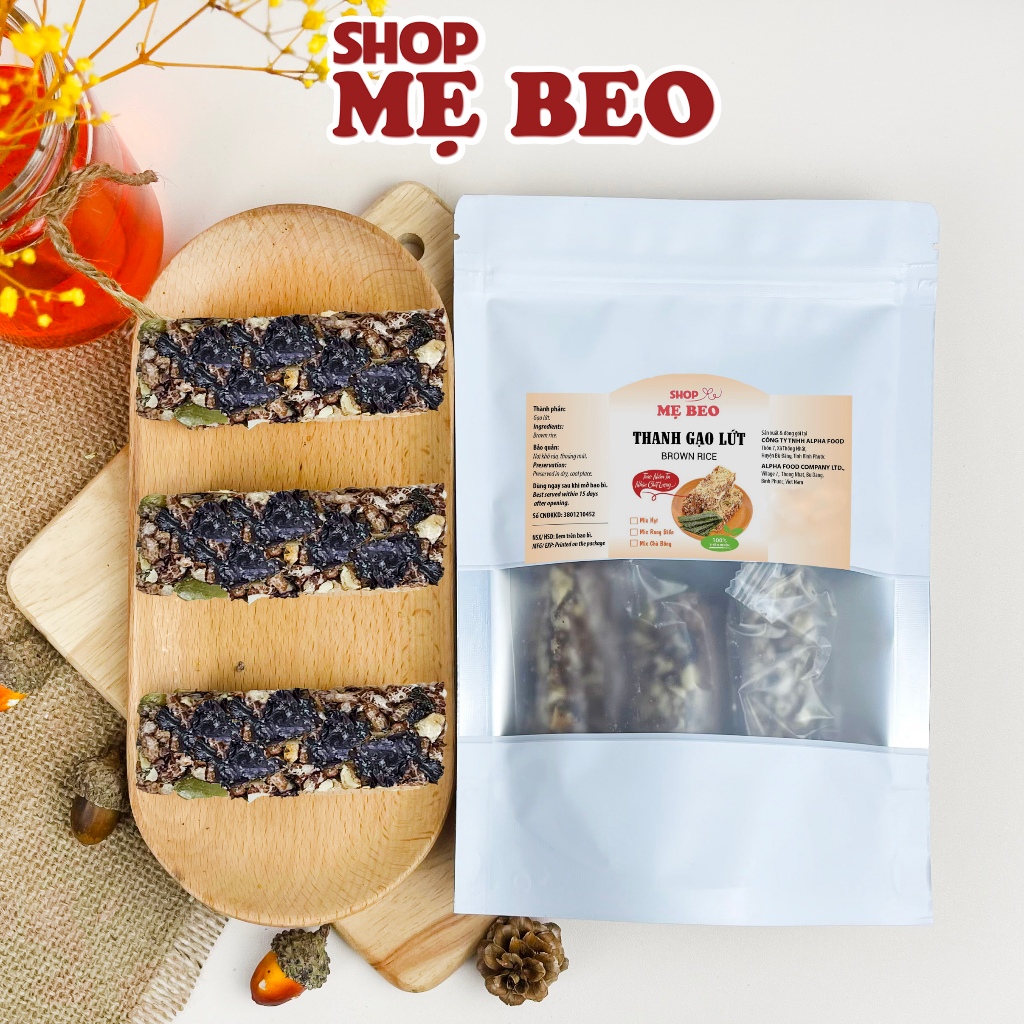 Bánh Thanh Gạo Lứt Mix Hạt Dinh Dưỡng Shop Mẹ Beo