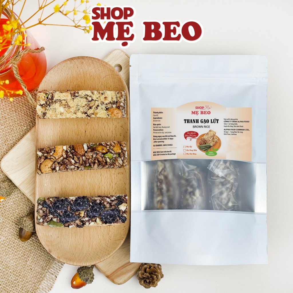 Bánh Thanh Gạo Lứt Mix Hạt Dinh Dưỡng Shop Mẹ Beo