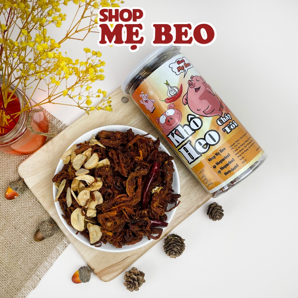 Khô Heo Cháy Tỏi Ăn Vặt Shop Mẹ Beo