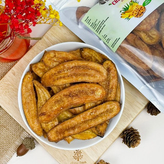 250Gr Chuối Sấy Mè Gừng Giòn Ngon Ăn Vặt Shop Mẹ Beo