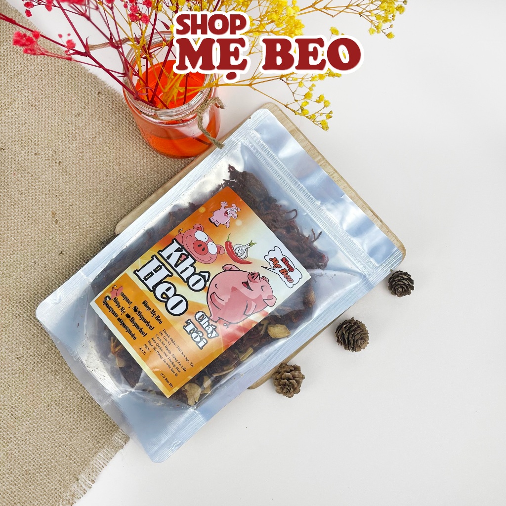 Khô Heo Cháy Tỏi Ăn Vặt Shop Mẹ Beo